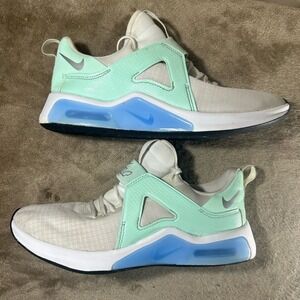 Nike Air Max Bella TR 5 Womens Size 8.5 White Mint Green Training Shoes DD9285